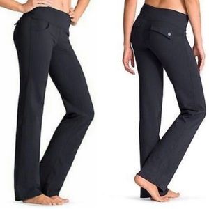 Athleta Fusion Yoga Pants / Black / Small
